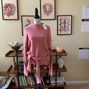 Gorgeous, soft oversized sweater with wrap ties